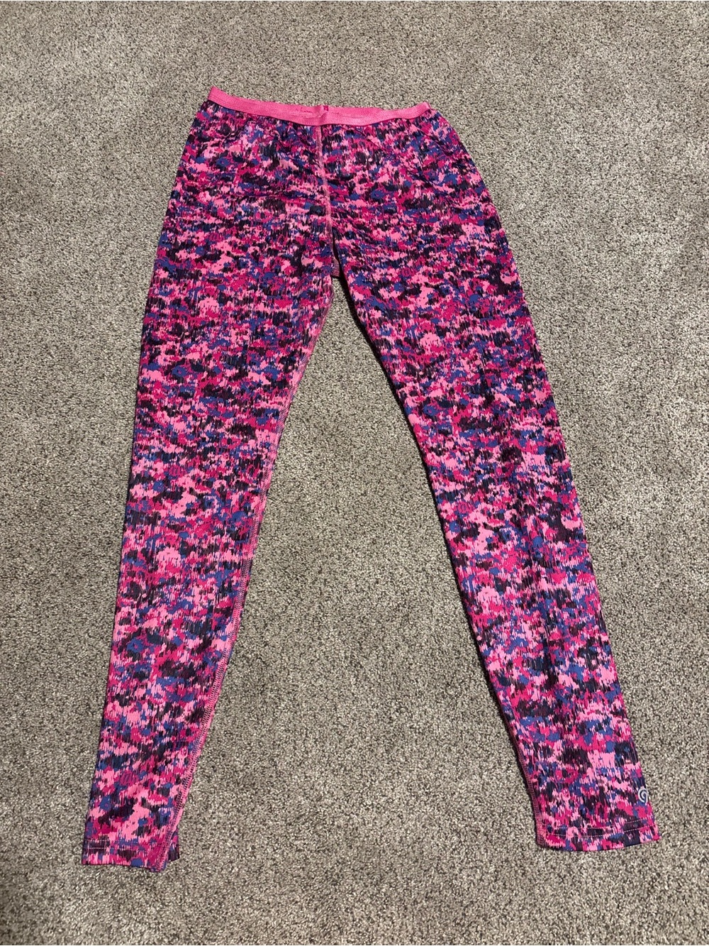 Champion Pink & Purple Print Active Leggings